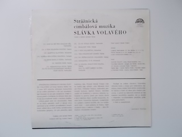 LP STRÁŽNICKÁ CIMBÁLOVÁ MUZIKA SLÁVKA VOLAVÉHO