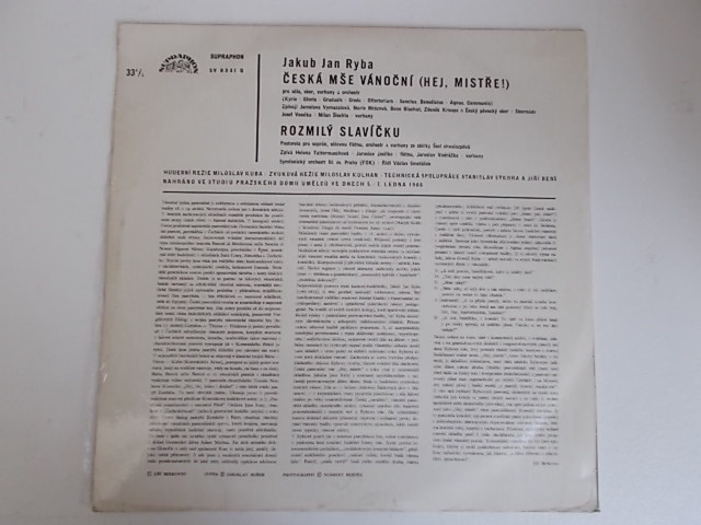LP JAKUB JAN RYBA - ČESKÁ MŠE VÁNOČNÍ