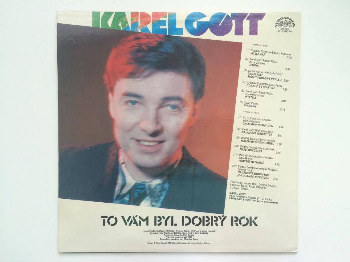 LP KAREL GOTT TO VÁM BYL DOBRÝ ROK