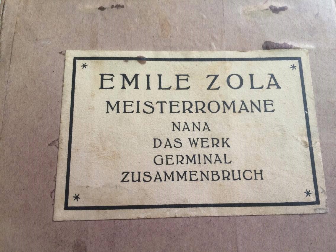 EMILE ZOLA - MEISTER ROMANE