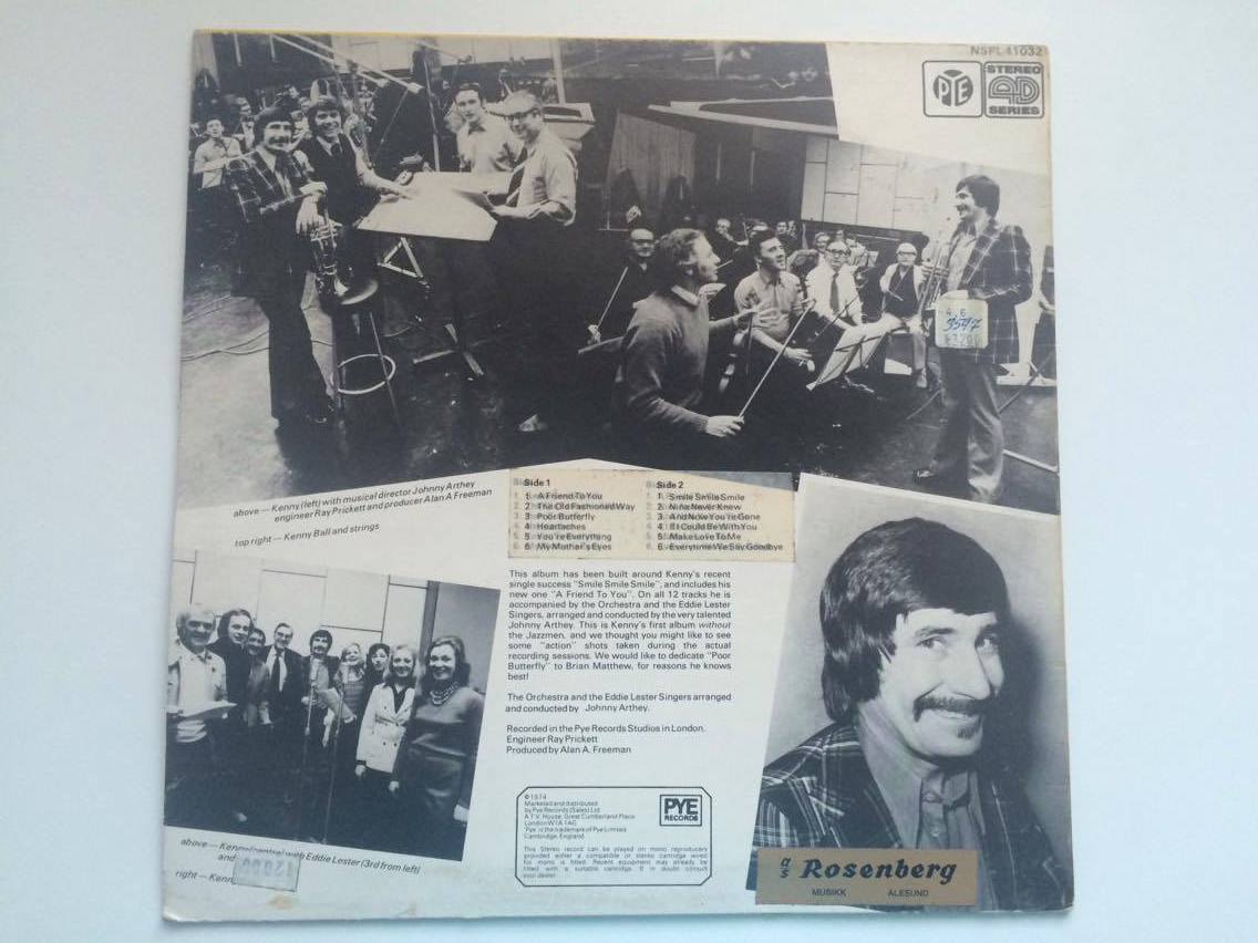LP KENNY BALL : A FRIEND TO YOU