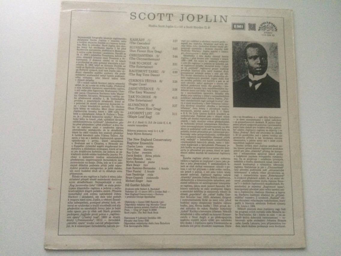 LP SCOTT JOPLIN THE RED  BACK BOOK