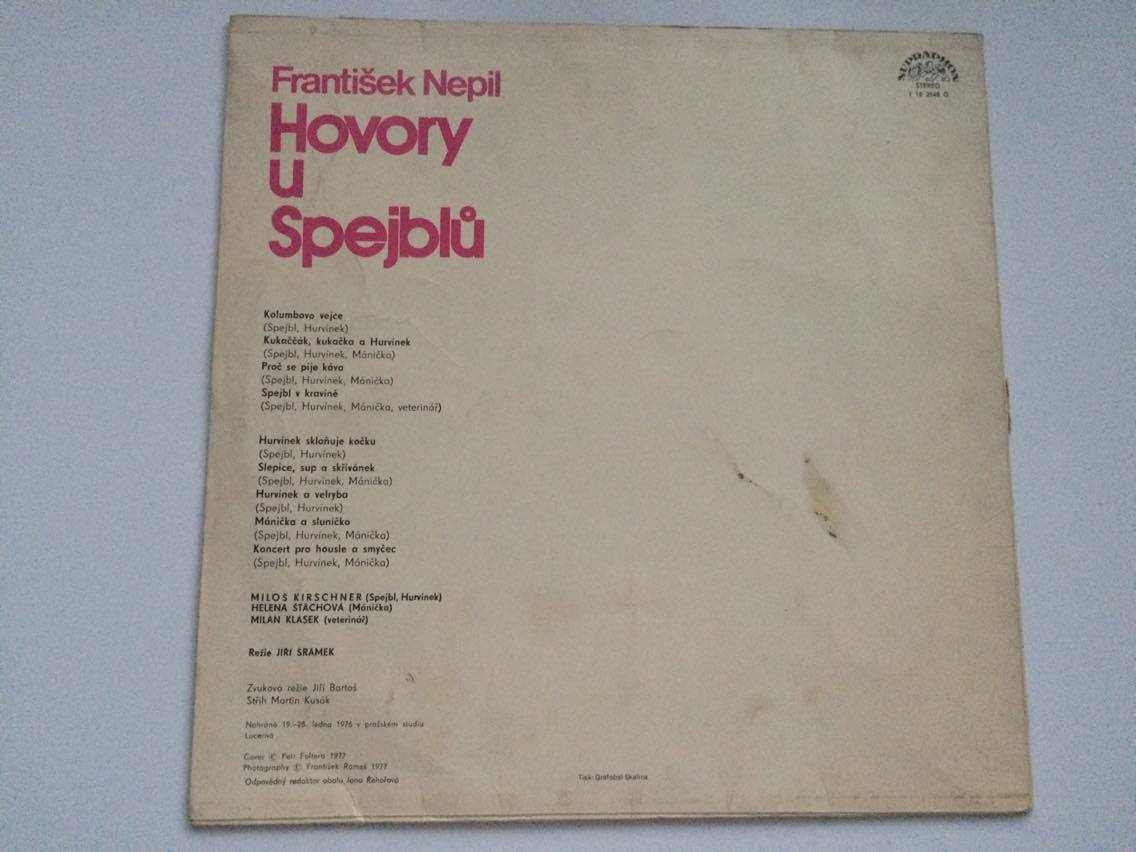 LP FRANTIŠEK NEPIL : HOVORY U SPEJBLŮ