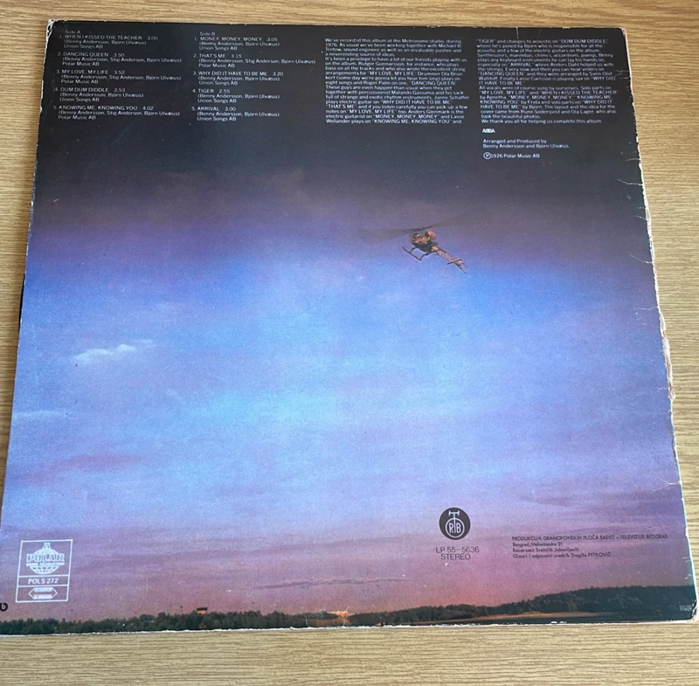 LP ABBA : ARRIVAL