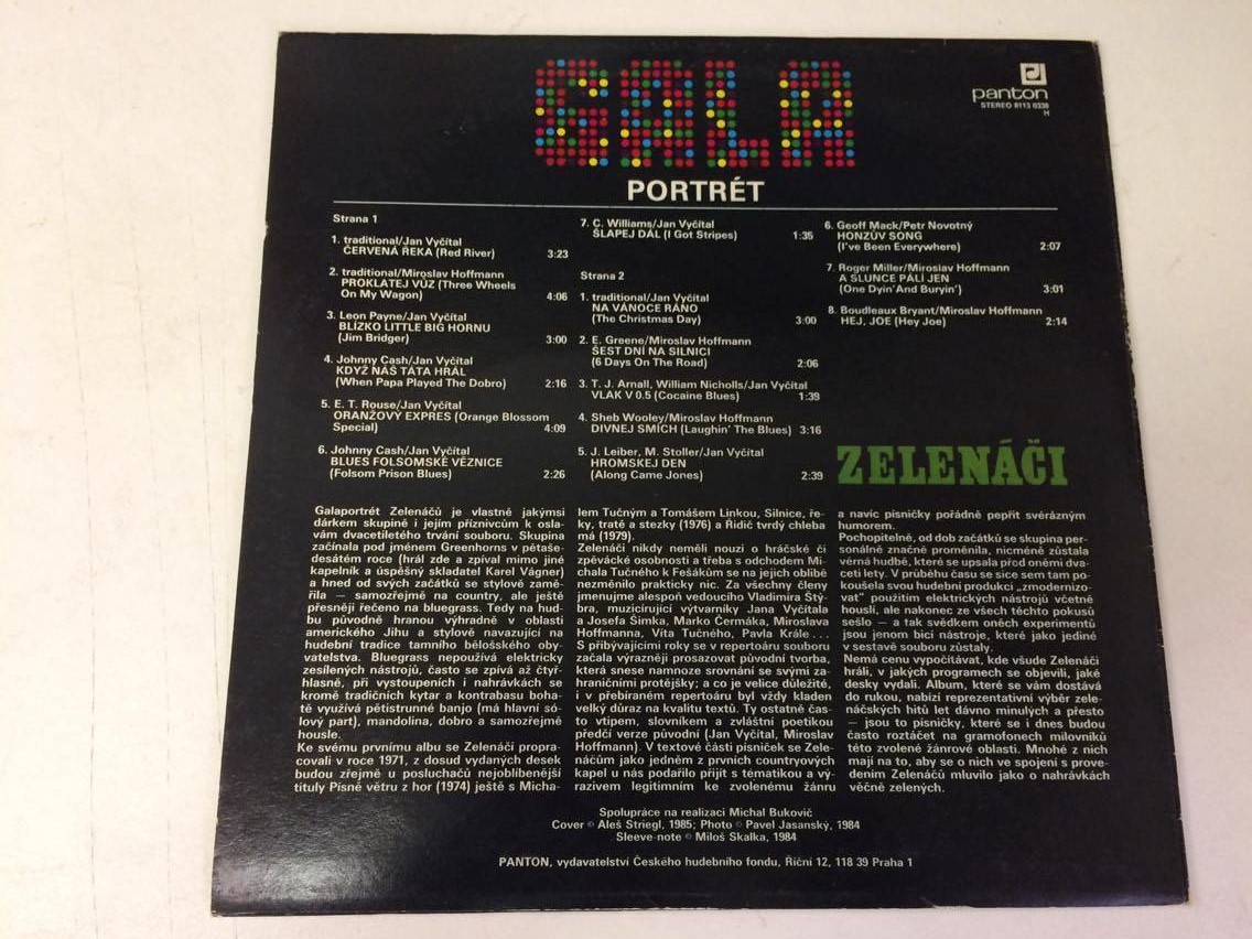 LP ZELENÁČI GALA PORTRÉT