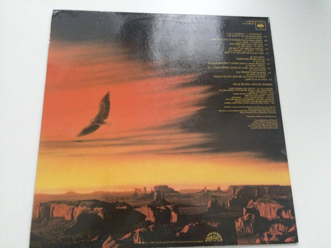 LP WILLIE NELSON WITH WAYLON JENNINGS : TAKE IT TO THE 