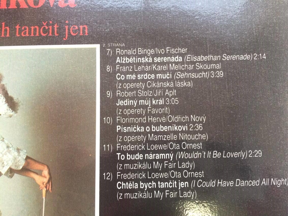 LP PAVLA BŘÍNKOVÁ : CHTĚLA BYCH TANČIT JEN