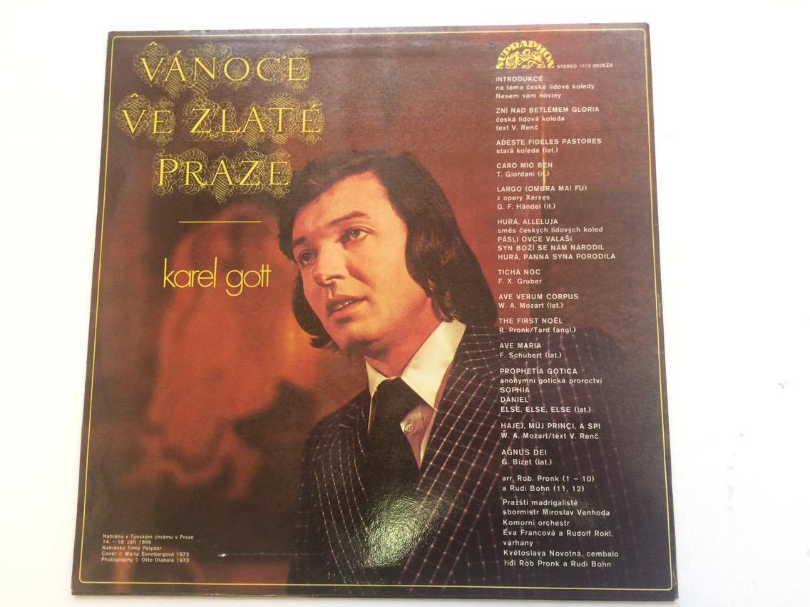 LP KAREL GOTT : VÁNOCE VE ZLATÉ PRAZE