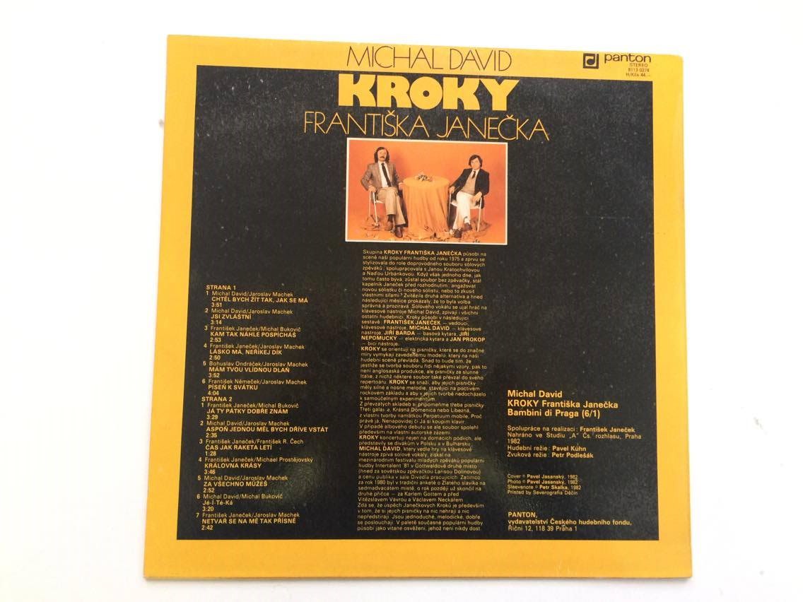 LP Kroky Františka Janečka : Michal David