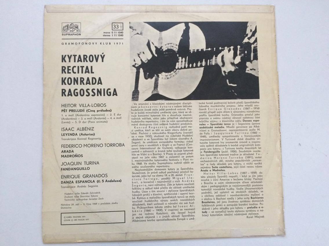 LP Španělský a jihoamerický kytarový recitál