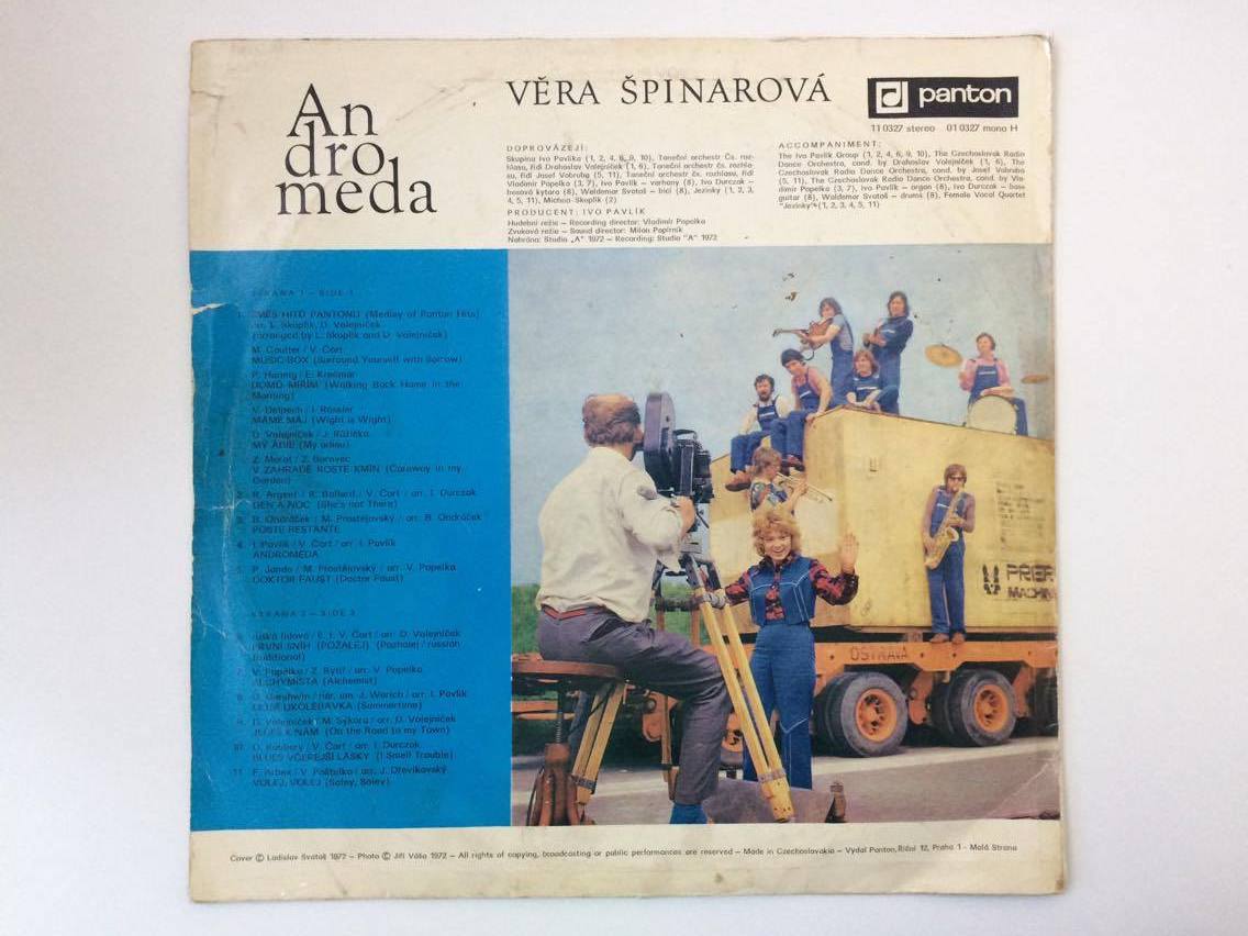LP VĚRA ŠPINÁROVÁ : ANDROMEDA