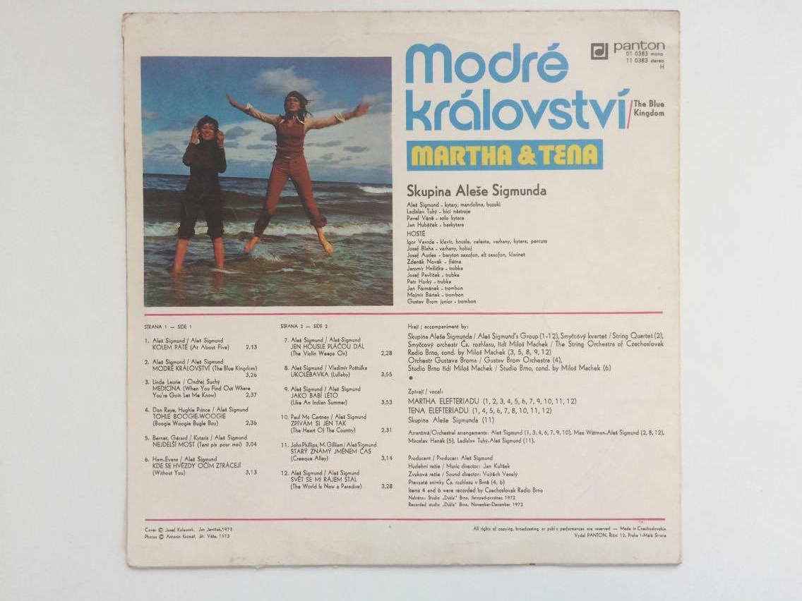 LP MARTHA &  TENA : MODRÉ KRÁLOVSTVÍ