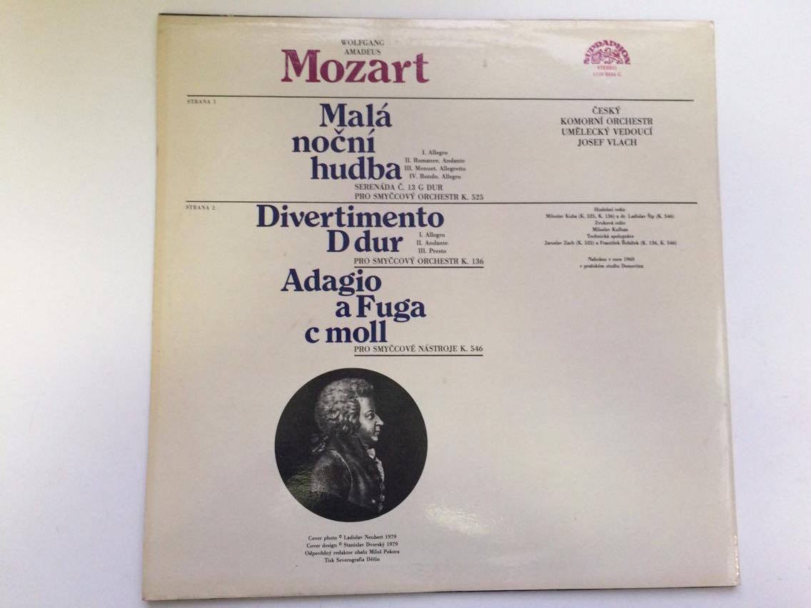 LP MOZART MALÁ NOČNÍ HUDBA