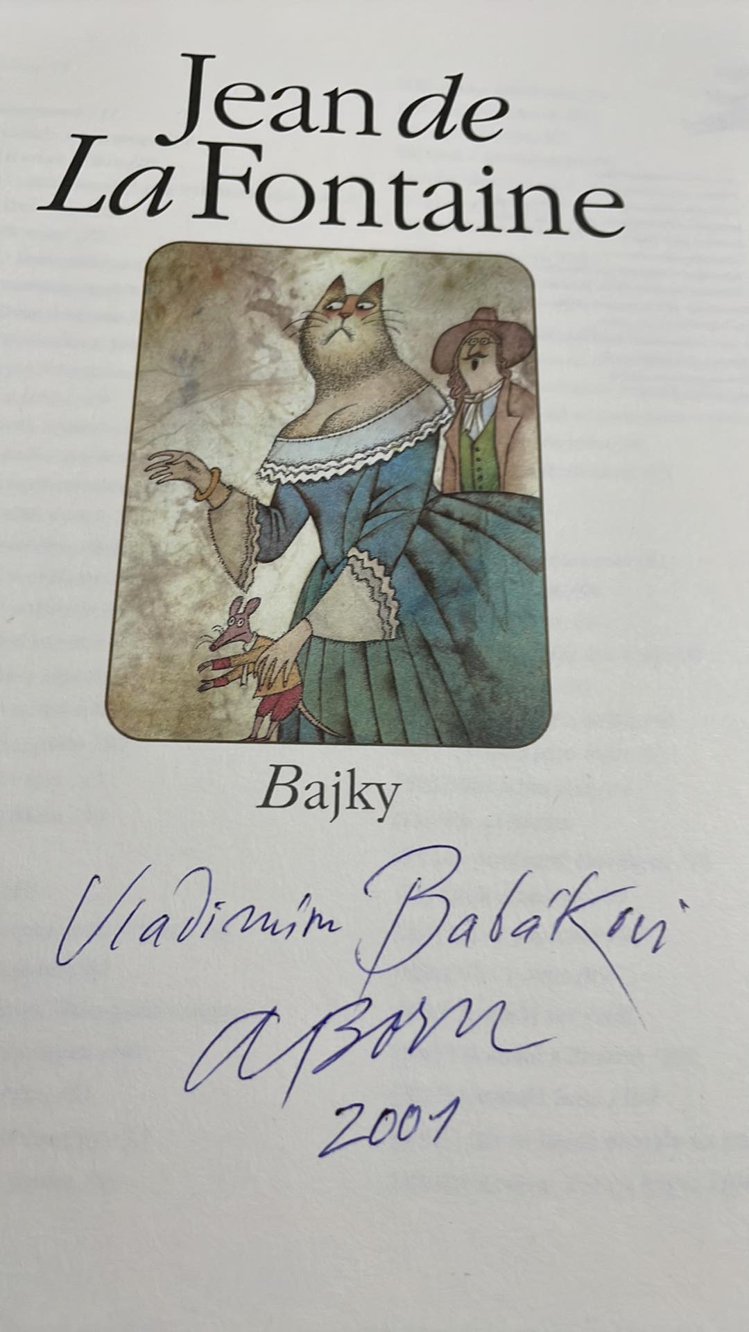 JEAN DE LA FONTAINE - BAJKY