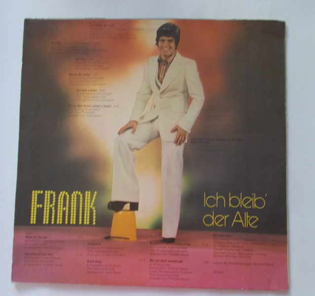 LP FRANK - ICH BLEIB' DER ALTE