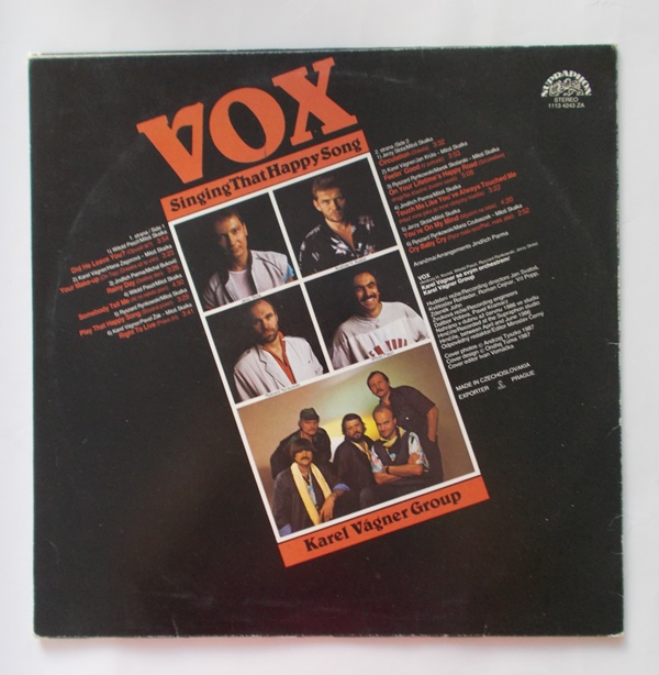 LP VOX SINGING THAT HAPPY SONG - KAREL VÁGNER GROUP