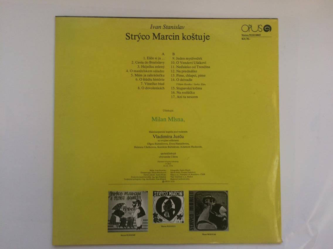 LP STRÝCO MARCIN KOŠTUJE