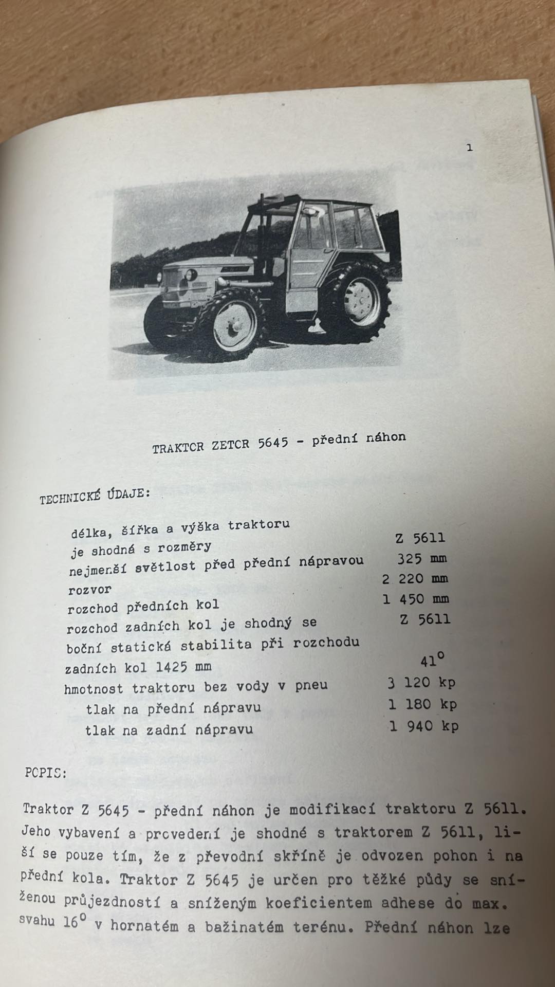 MECHANIZAČNÍCH PROSTŘEDKŮ PRO ZEMĚDĚLSKÉ ZÁVODY