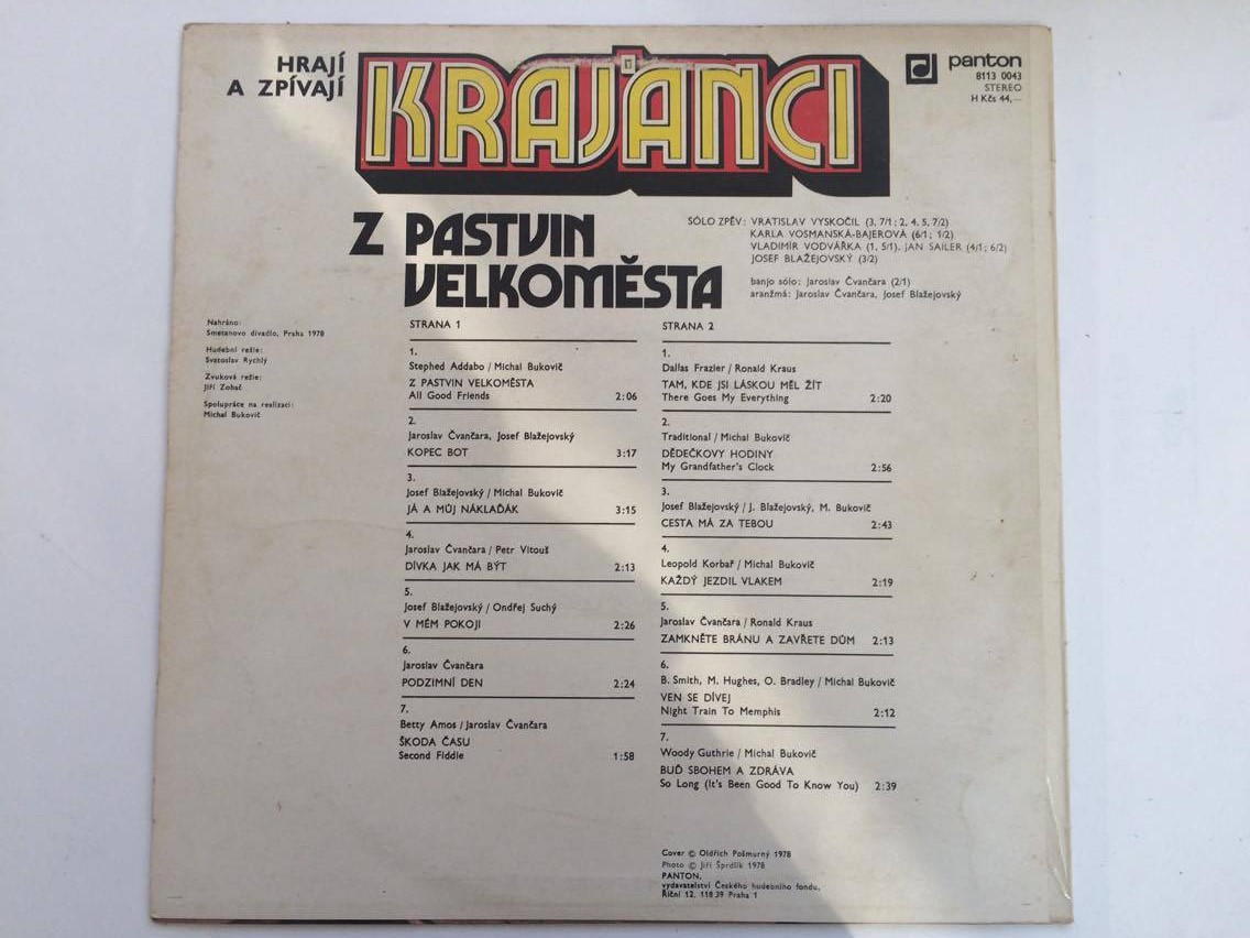 LP KRAJÁNCI : Z PASTVIN VELKOMĚSTA