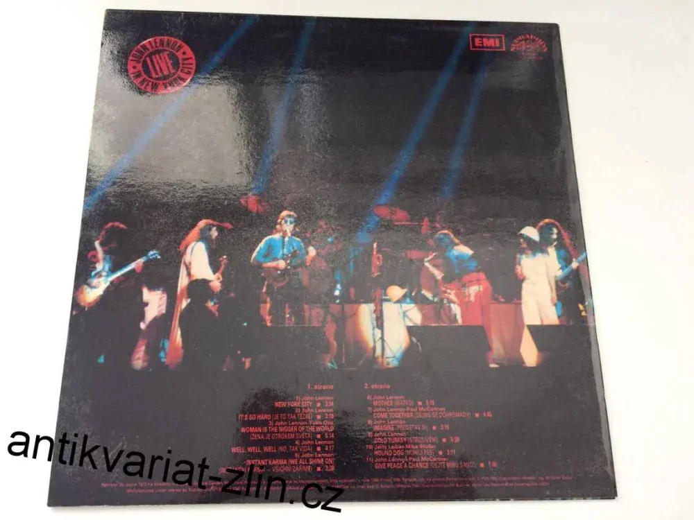 LP JOHN LENNON : LIVE IN NEW YORK CITY