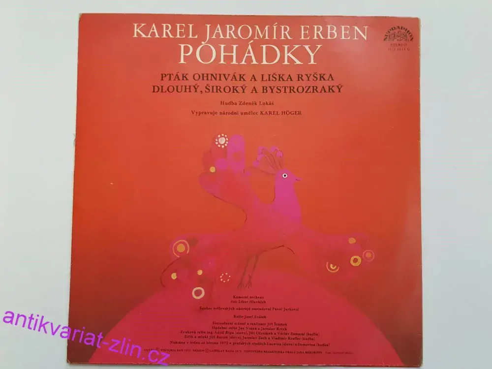 LP KAREL JAROMÍR ERBEN : POHÁDKY