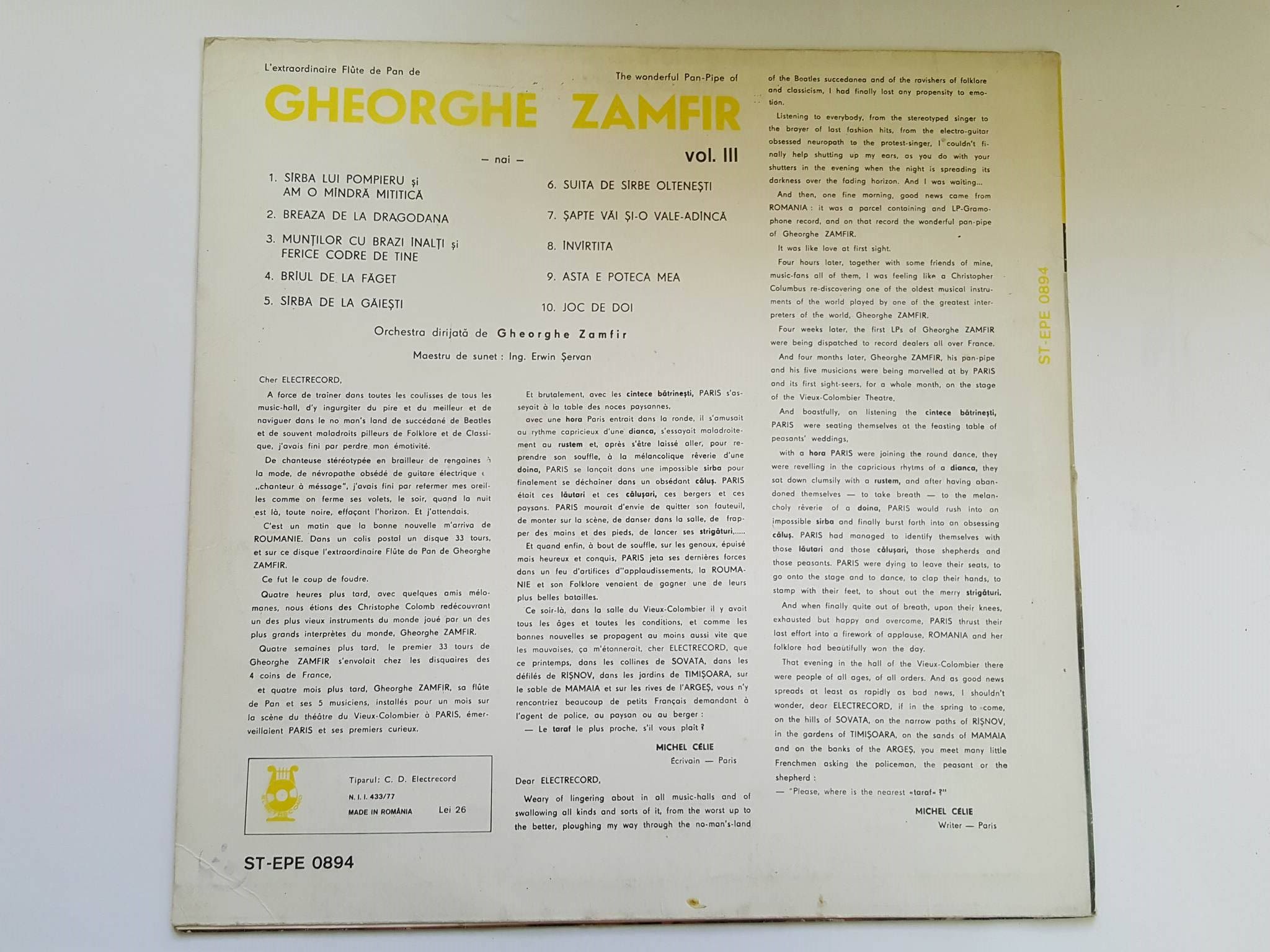 LP GHEORGHE ZAMFÍR