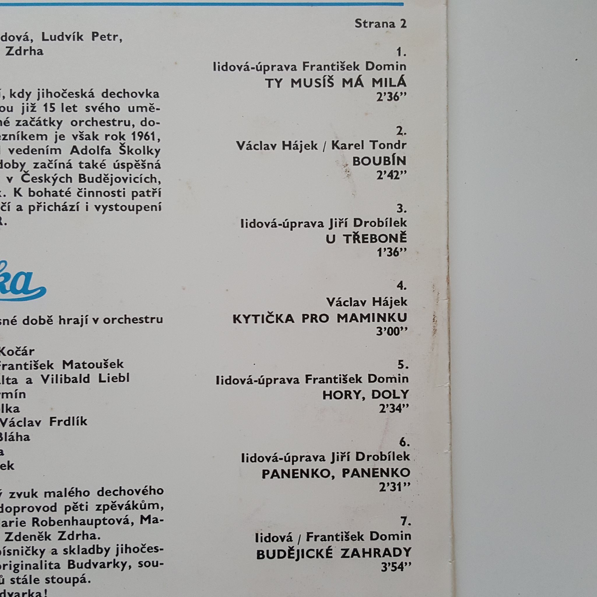 LP SÓLO MÁ BUDVARKA