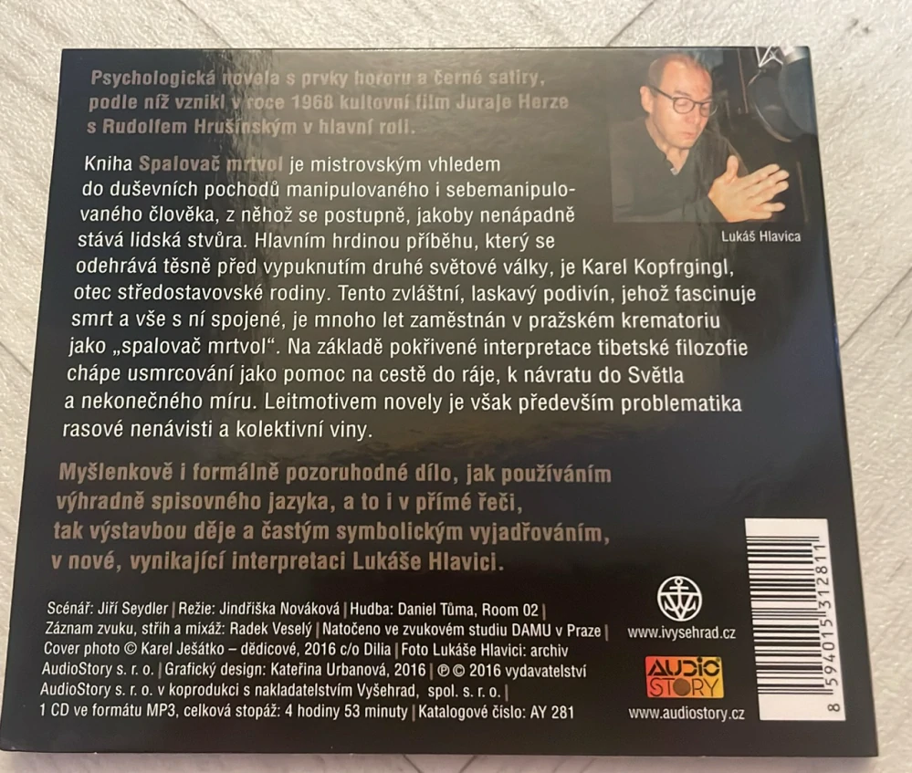 AUDIOKNIHA :  LADISLAV FUKS - SPALOVAČ MRTVOL