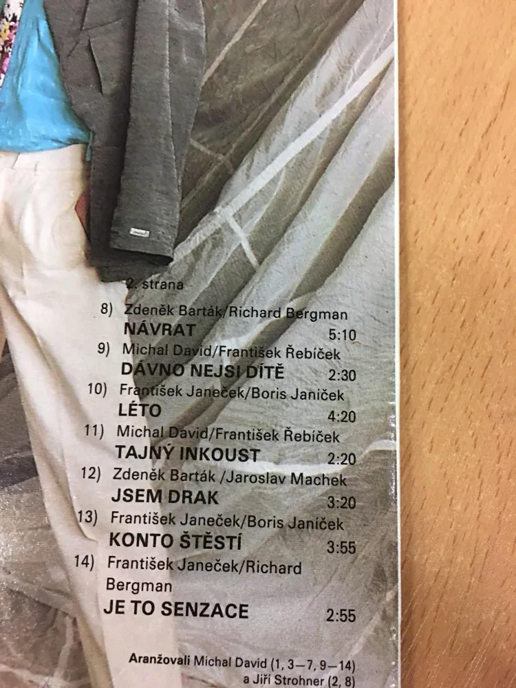 LP KROKY FRANTIŠKA JANEČKA - JE TO SENZACE