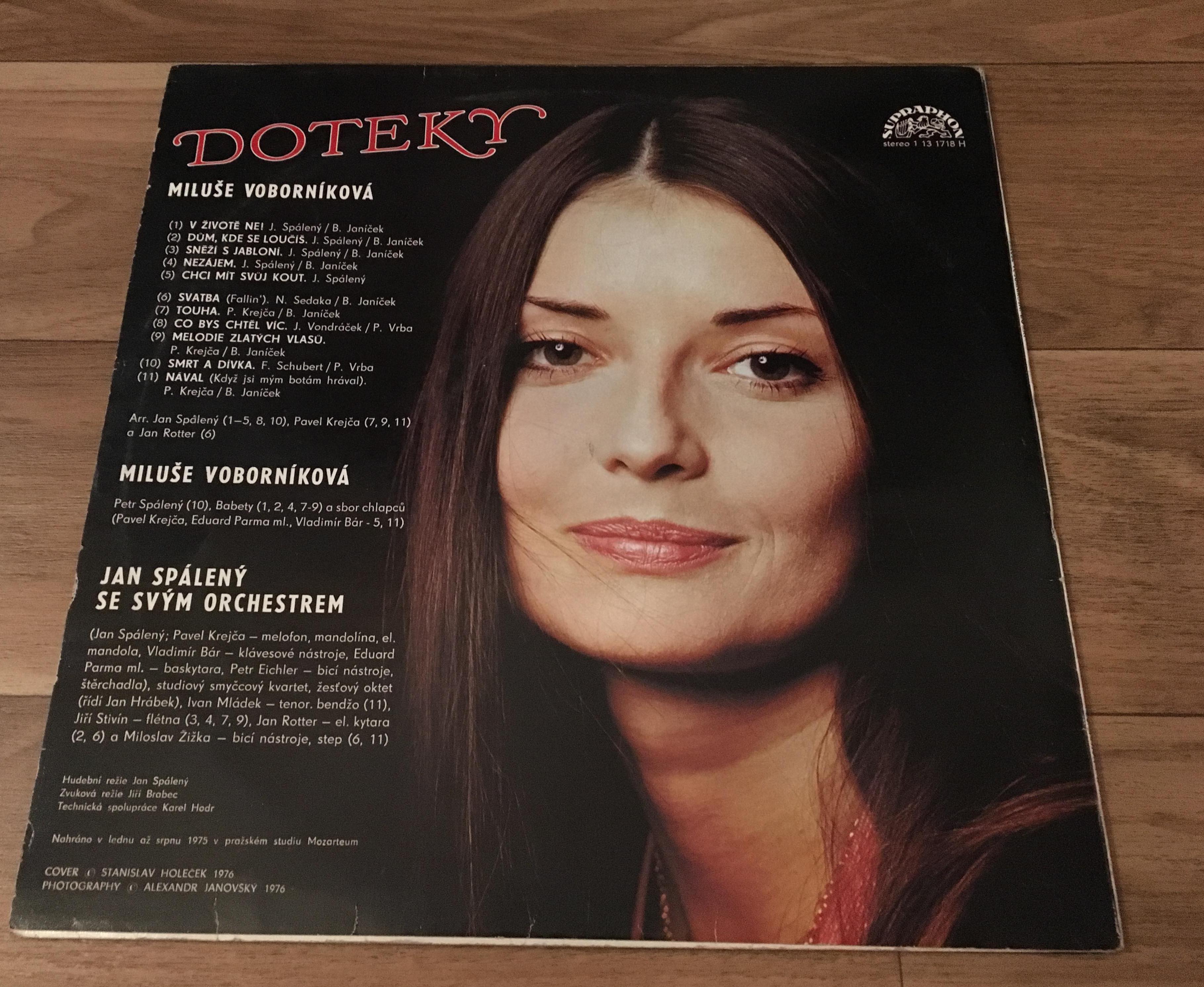 LP MILUŠE VOBORNÍKOVÁ - DOTEKY