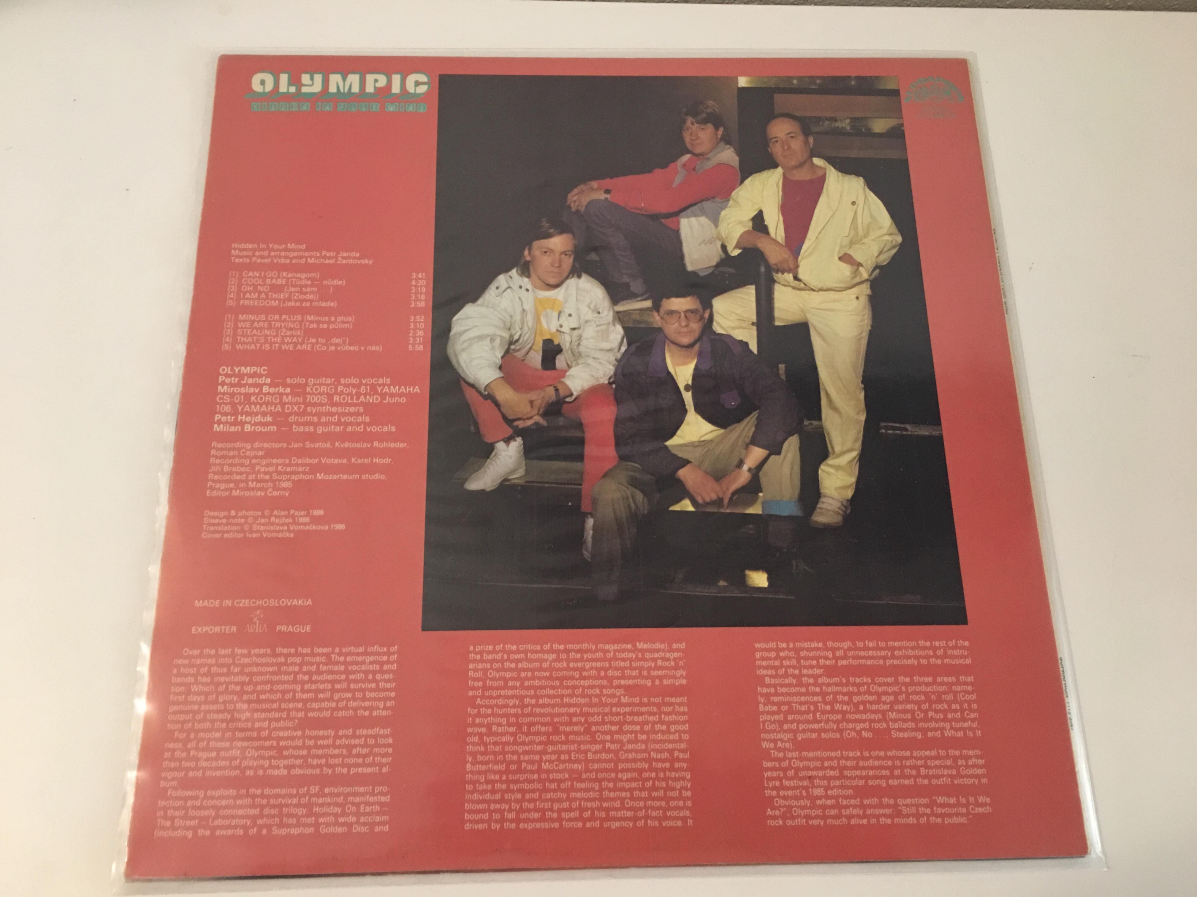 LP OLYMPIC: HIDDEN IN YOUR MIND 