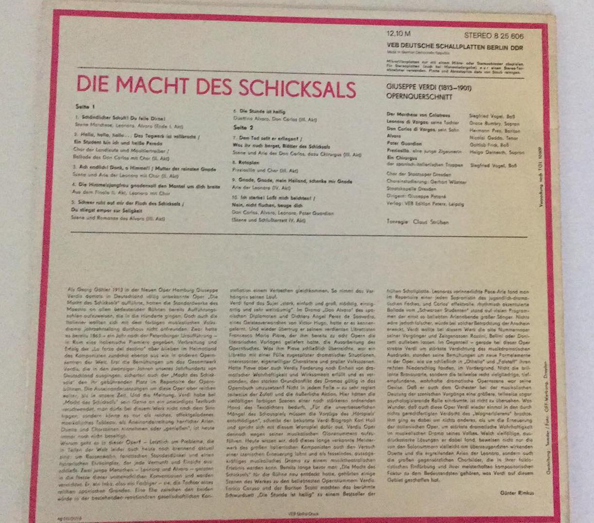 LP Die macht des schicksals