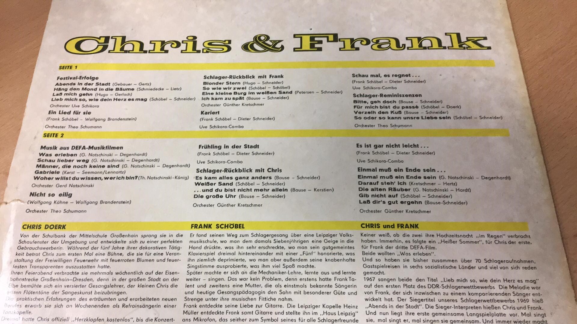LP Chris & Frank