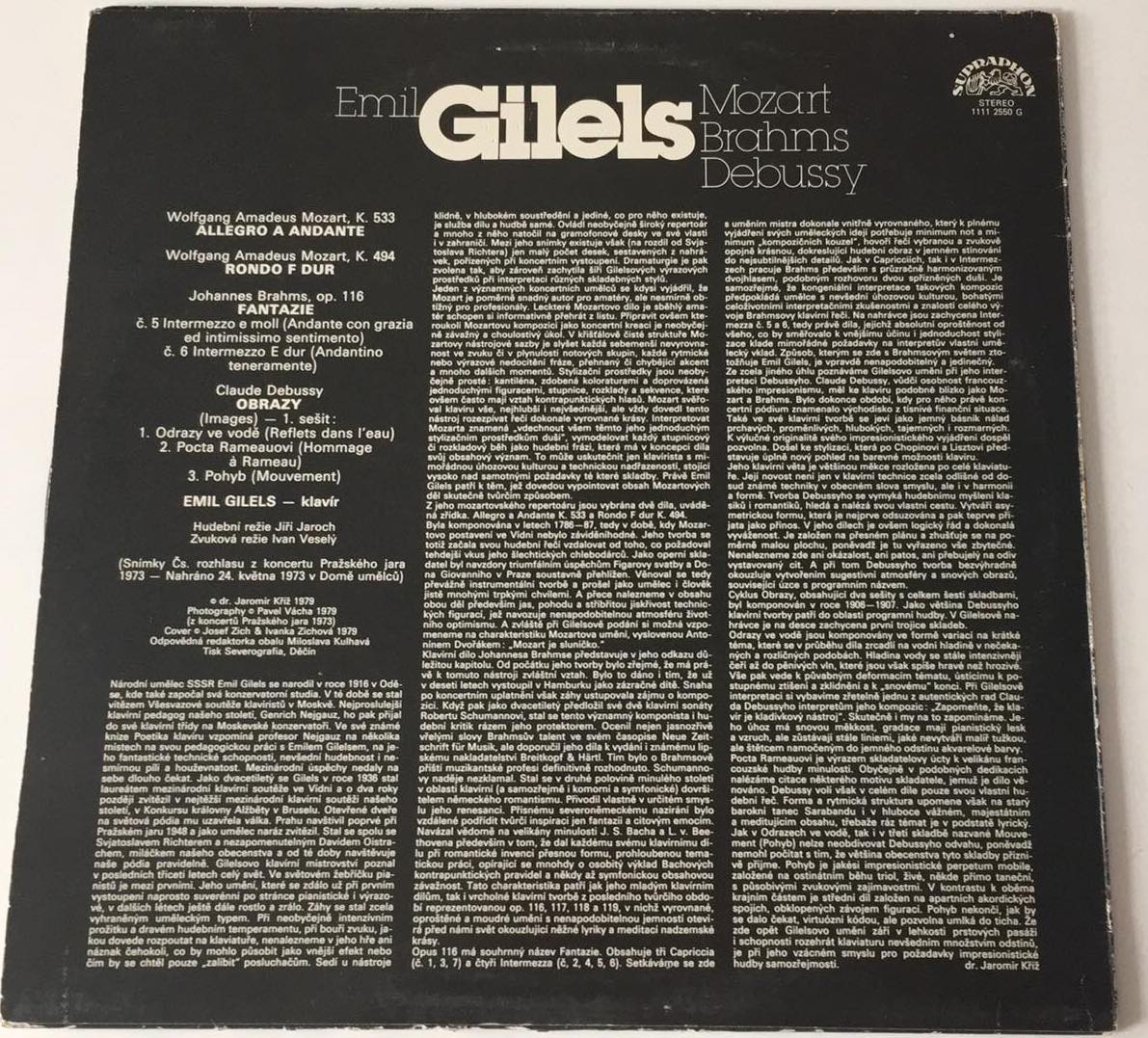 LP Emil Gilels 