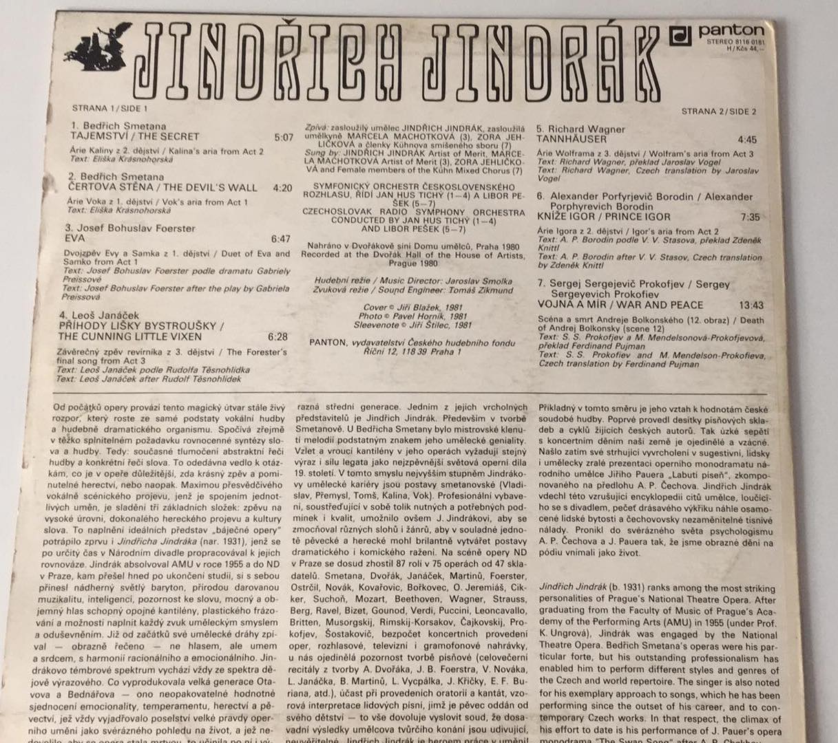 LP - Jindřich JIndrák