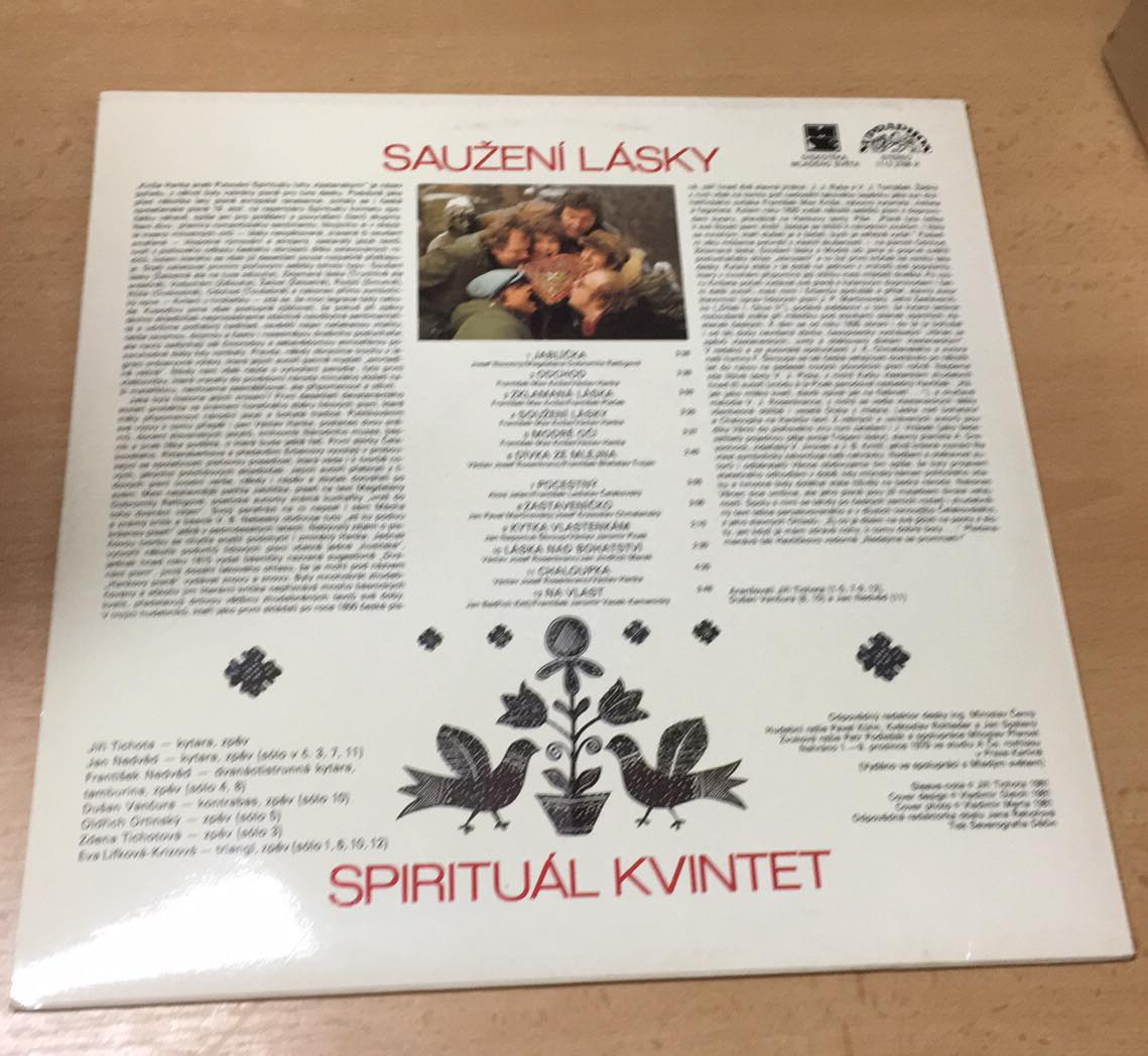 LP Spirituál kvintet - Saužení lásky