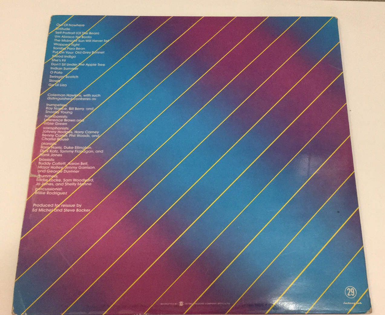 2 LP COLEMAN HAWKINS - REEVALUATIONS