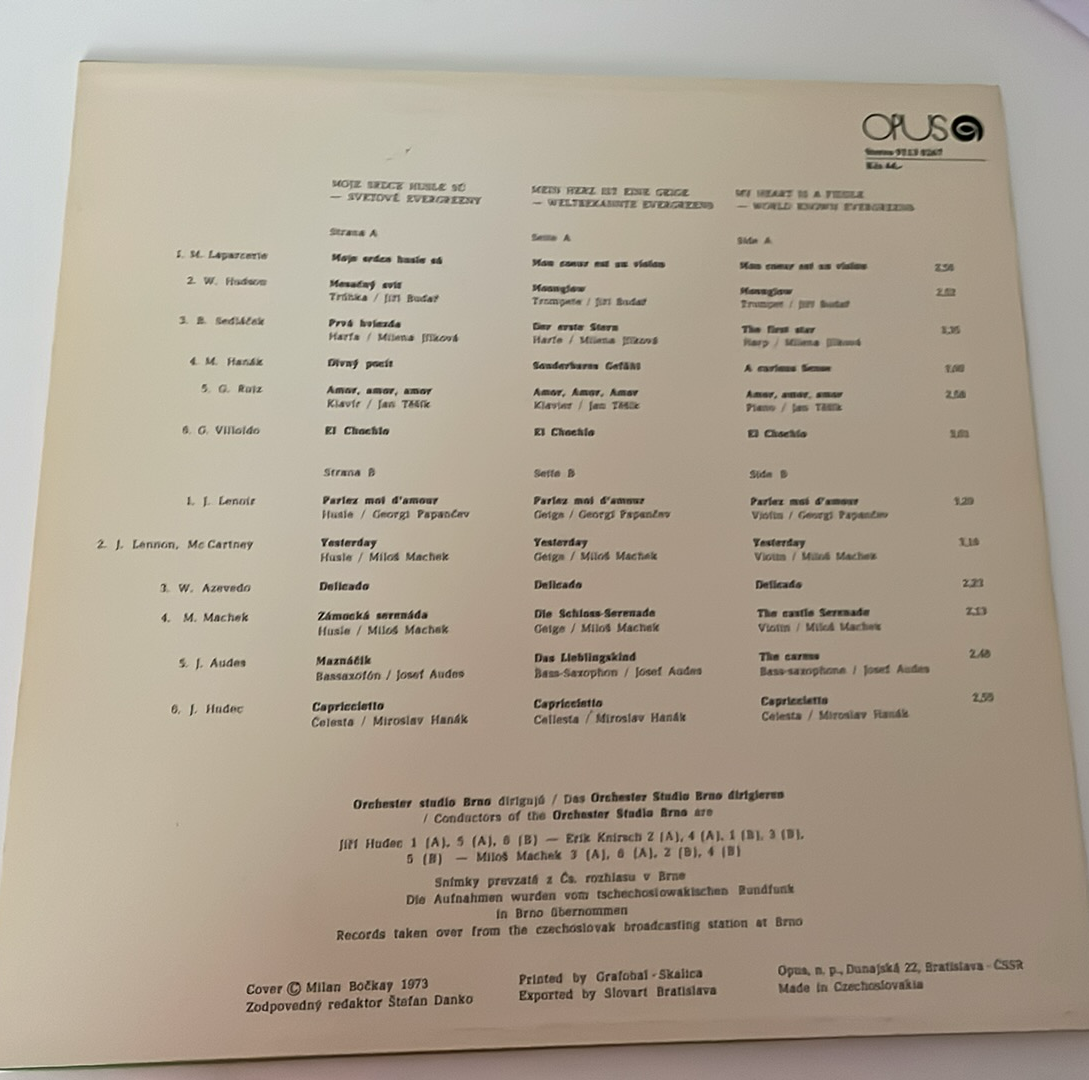 MOJE SRDCE HUSLE SÚ...