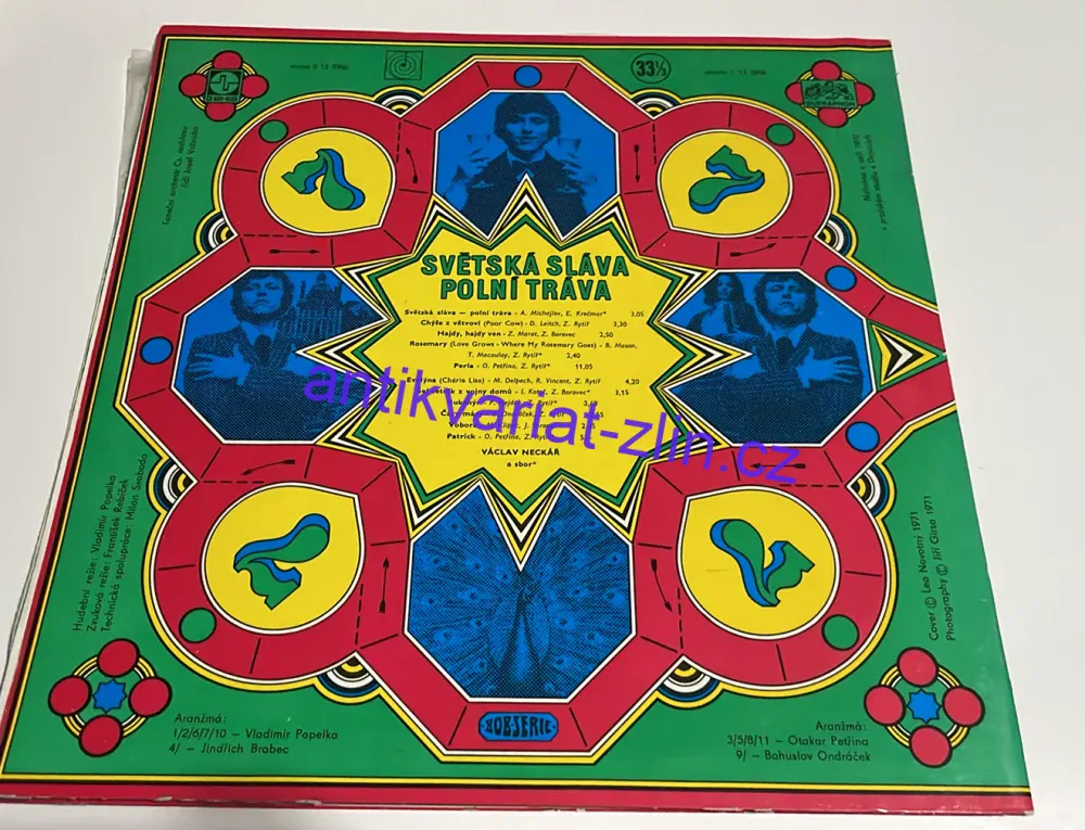 LP VÁCLAV NECKÁŘ : SVĚTSKÁ SLÁVA POLNÍ TRÁVA