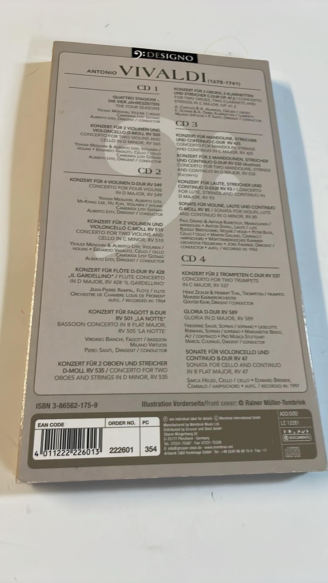 4 CD VIVALDI