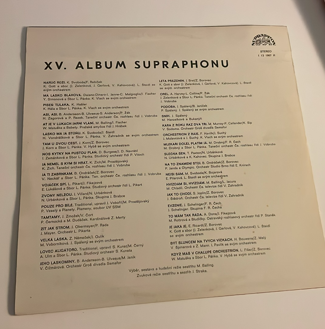 XVII. ALBUM SUPRAPHONU