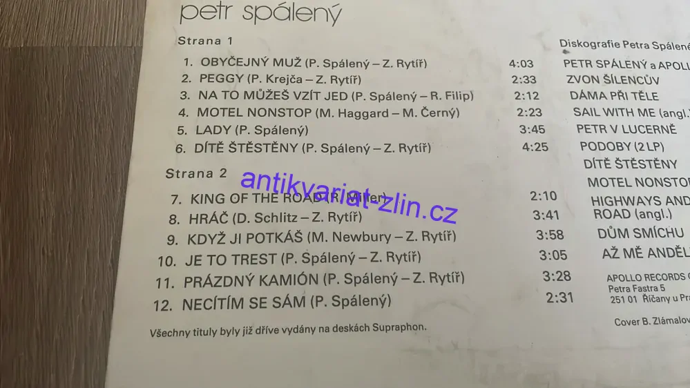 LP PETR SPÁLENÝ : HRÁČ