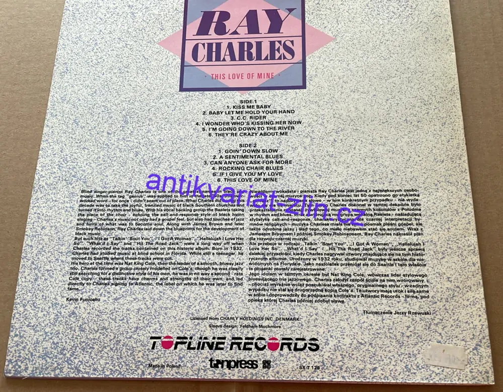 LP RAY CHARLES : THIS LOVE OF MINE