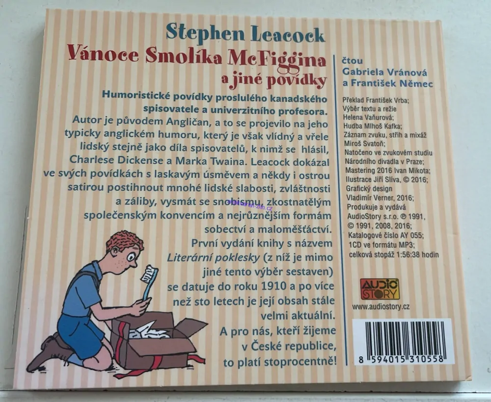 AUDIO MP3 : STEPHEN LEACOCK : VÁNOCE SMOLÍKA MCFIGGINA A JINÉ POVÍDKY