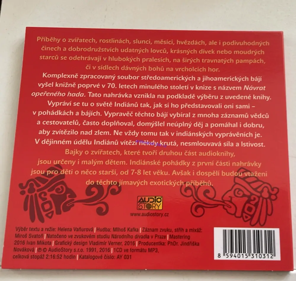 AUDIO MP3 : VLADIMÍR HULPACH : INDIÁNSKÉ BÁJE