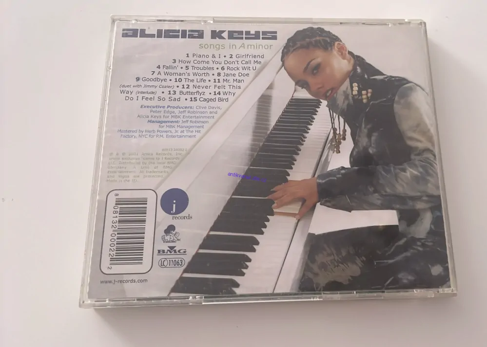 CD ALICIA KEYS : SONGS IN MINOR