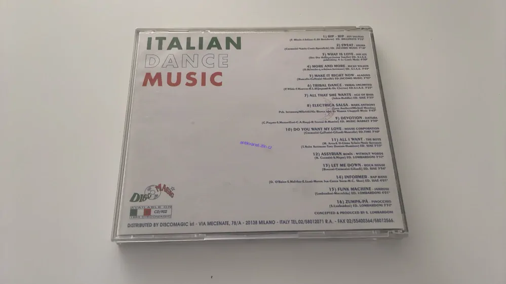 CD ITALIAN DANCE MUSIC