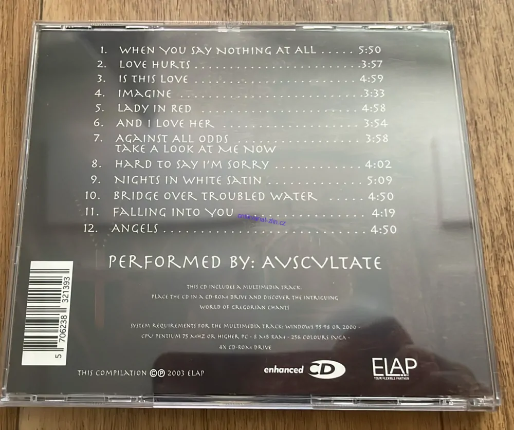 CD GREGORIAN CHANTS : LOVE BALLADS