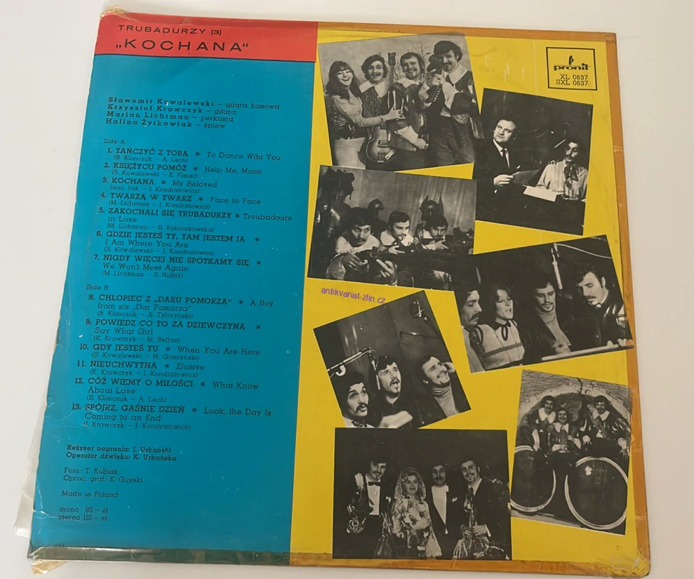 LP KOCHANA : TRUBADURZY