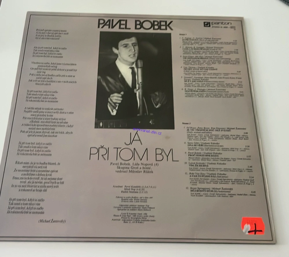 LP PAVEL BOBEK : JÁ PŘI TOM BYL